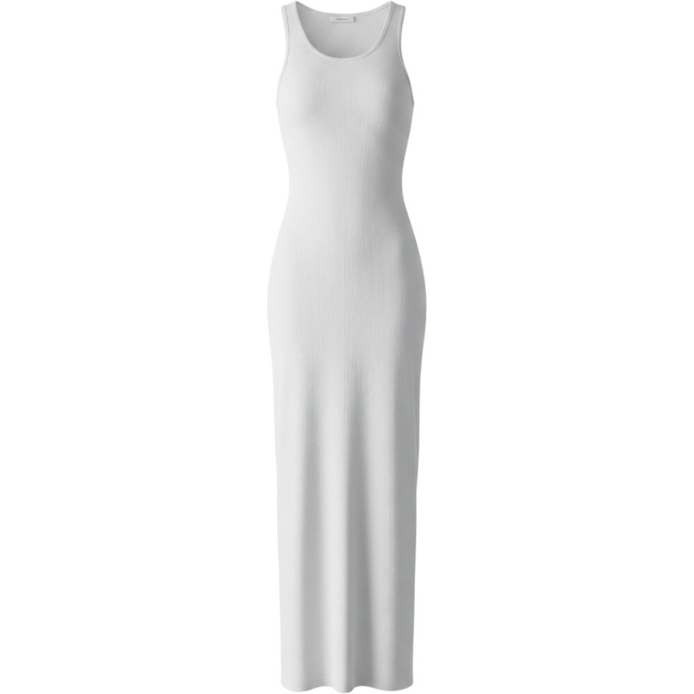 Skims sz 4X tall white stretch racerback white tank dress I
